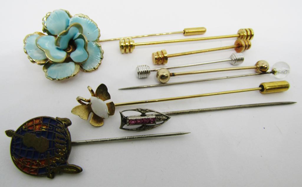 HOFFSTATTER BONN & ASSORTED STICK PINS & TIE PINS (1 of 4)