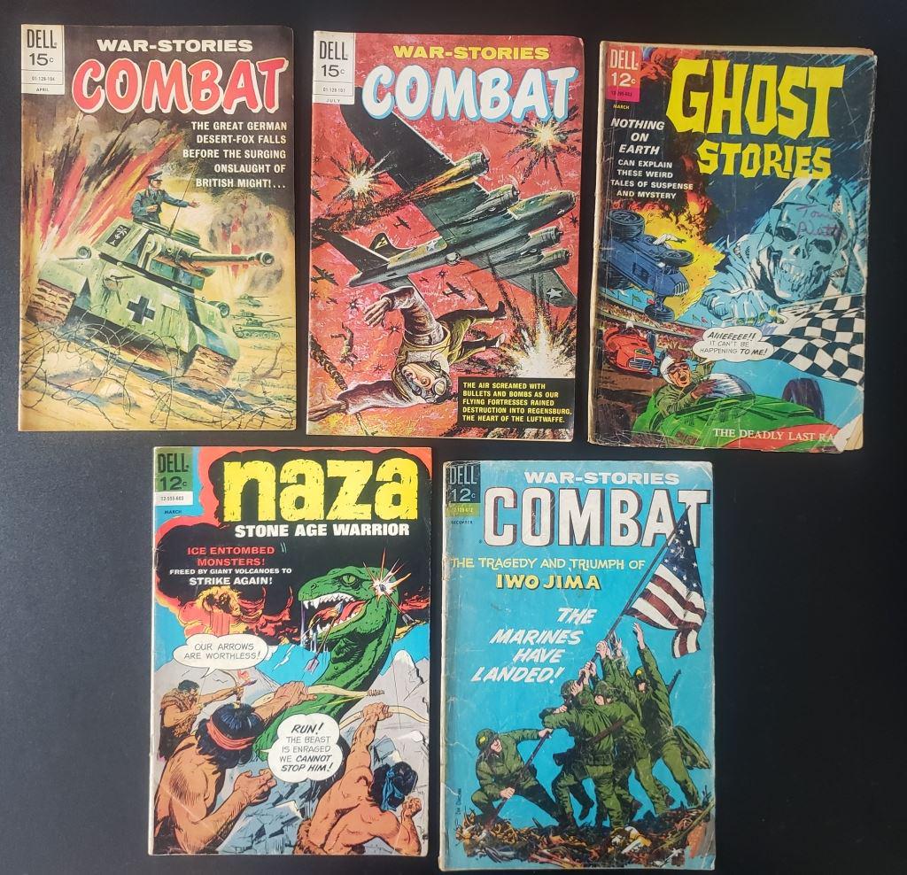 (5) DELL COMICS 12c & 15c ISSUES (1 of 2)