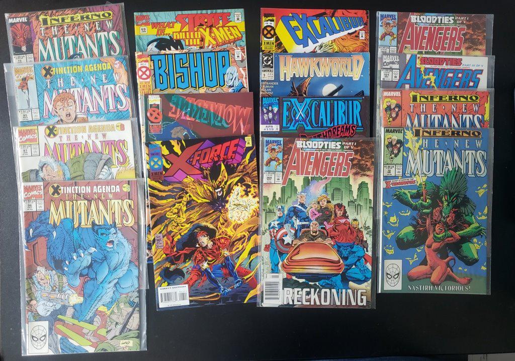 (16) MARVEL AVENGERS, THE NEW MUTANTS, (1 of 4)