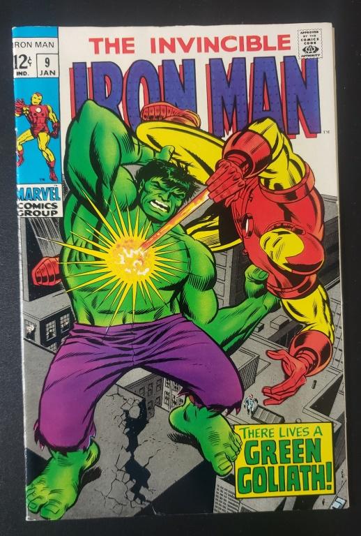 The Invincible Iron Man #9 Marvel Comic 1969 (1 of 2)