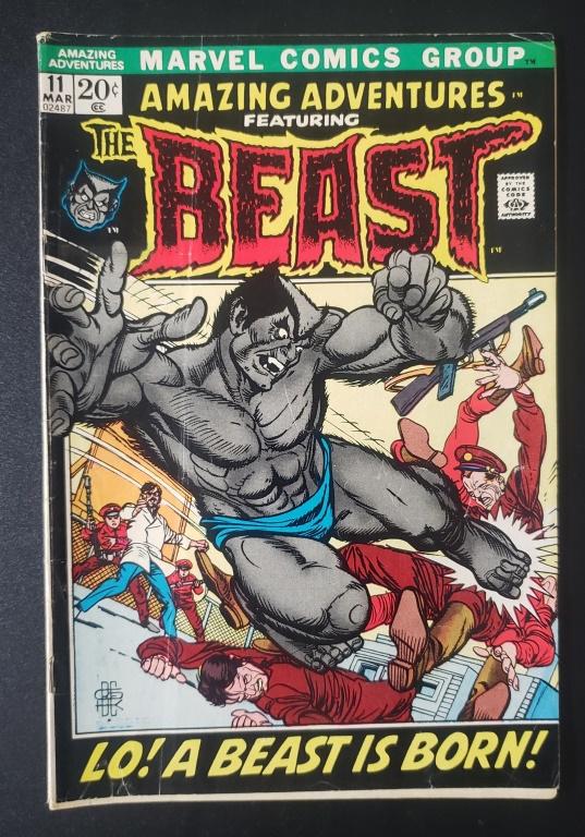 1972 Amazing Adventures of the Beast # 11 (1 of 2)