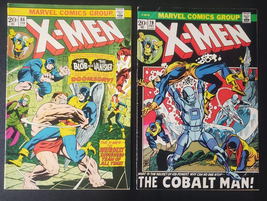 2- X-men 20cent Marvel comic books (1 of 2)