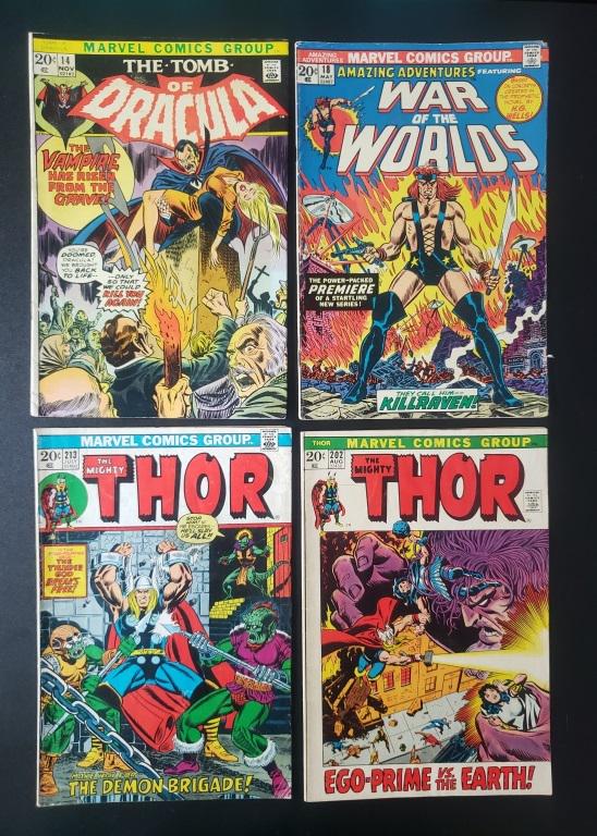 Lot of 4- 20cent Marvel comics (1 of 2)