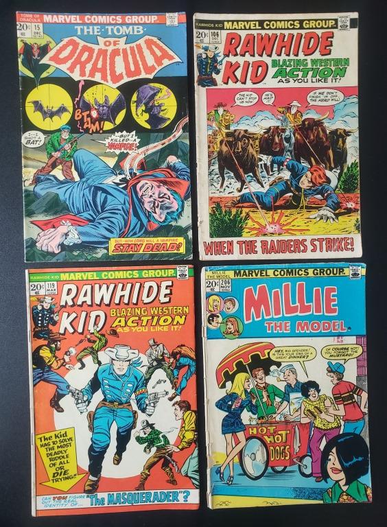 Lot of 4- 20cent Marvel comics (1 of 2)