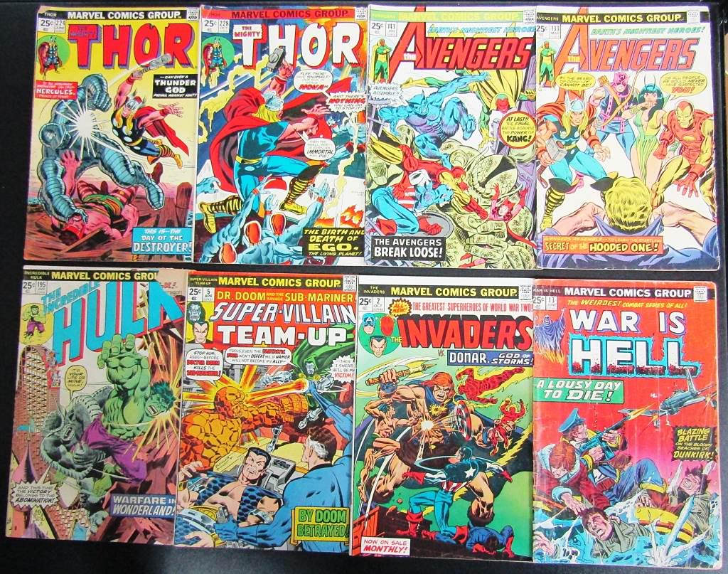 Lot of 8 25cent Marvel Comics (1 of 2)