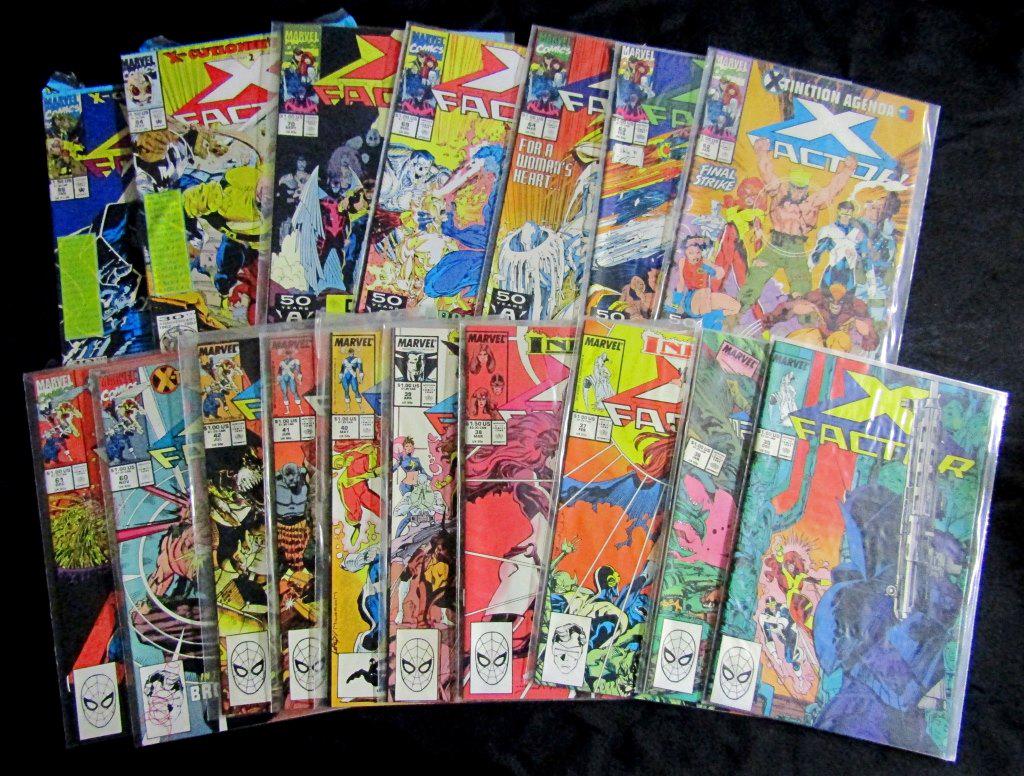 (18) MARVEL X FACTOR COMIC BOOKS; (1 of 2)