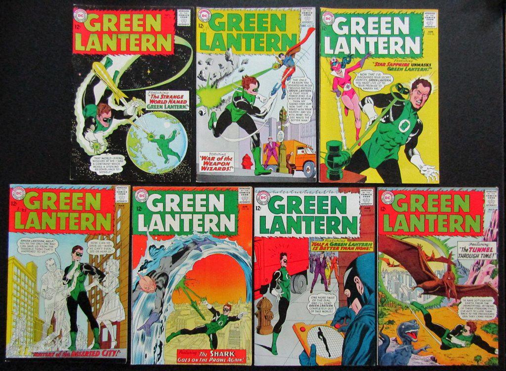 (7) 1963/64 DC GREEN LATERN 12c ISSUES (1 of 4)