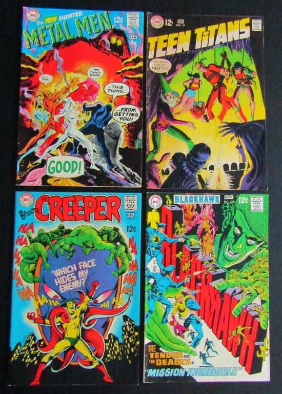 (4) DC COMICS 12c ISSUES 1968/69 - NICE CONDITION (1 of 2)