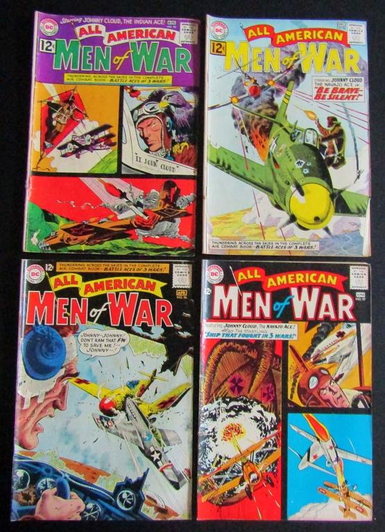 (4) 1962/63 DC MEN OF WAR COMICS (1 of 2)