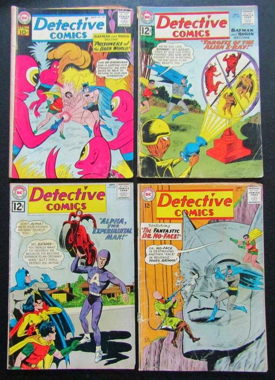 (4) DC DETECTIVE COMICS 1961-1963 (1 of 2)