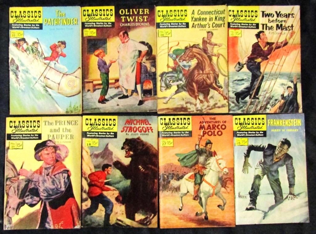 (8) CLASSIC ILLUSTRATED #22-#29 (1 of 2)