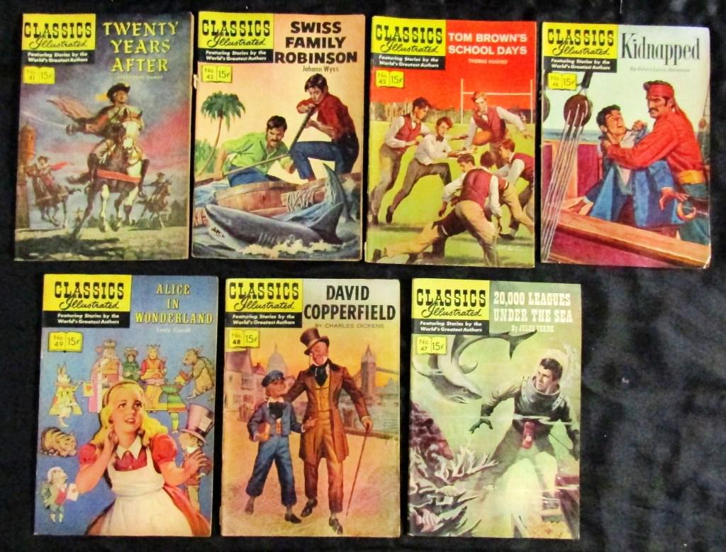 (7) CLASSIC ILLUSTRATED #41-#49 (1 of 2)