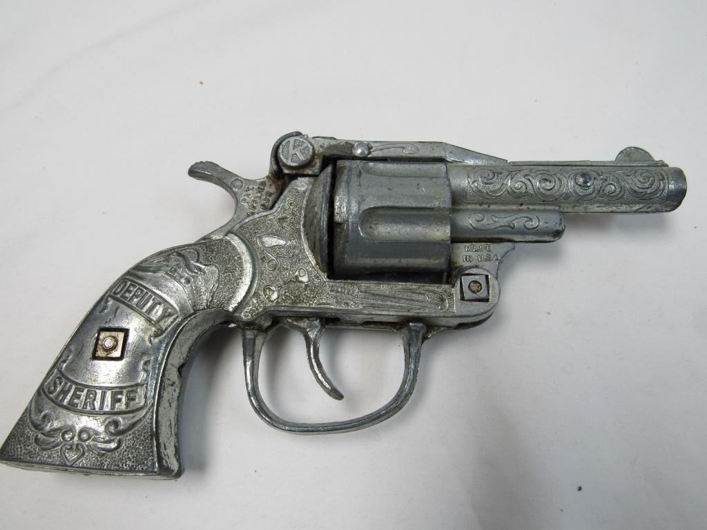 1950'S KILGORE DEPUTY SHERIFF: TOY CAP GUN PISTOL DIECAST USA
