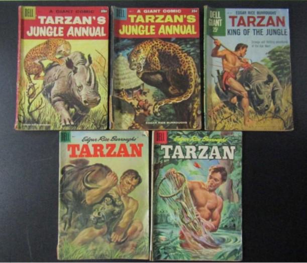 (9) DELL TARZAN EDGAR RICE BURROUGHS: and JUNGLE ANNUAL