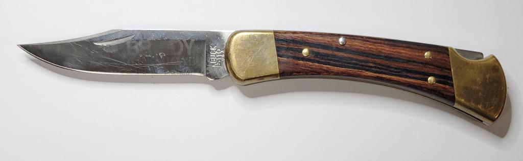 BUCK 110 FOLDING HUNTING KNIFE (1 of 4)