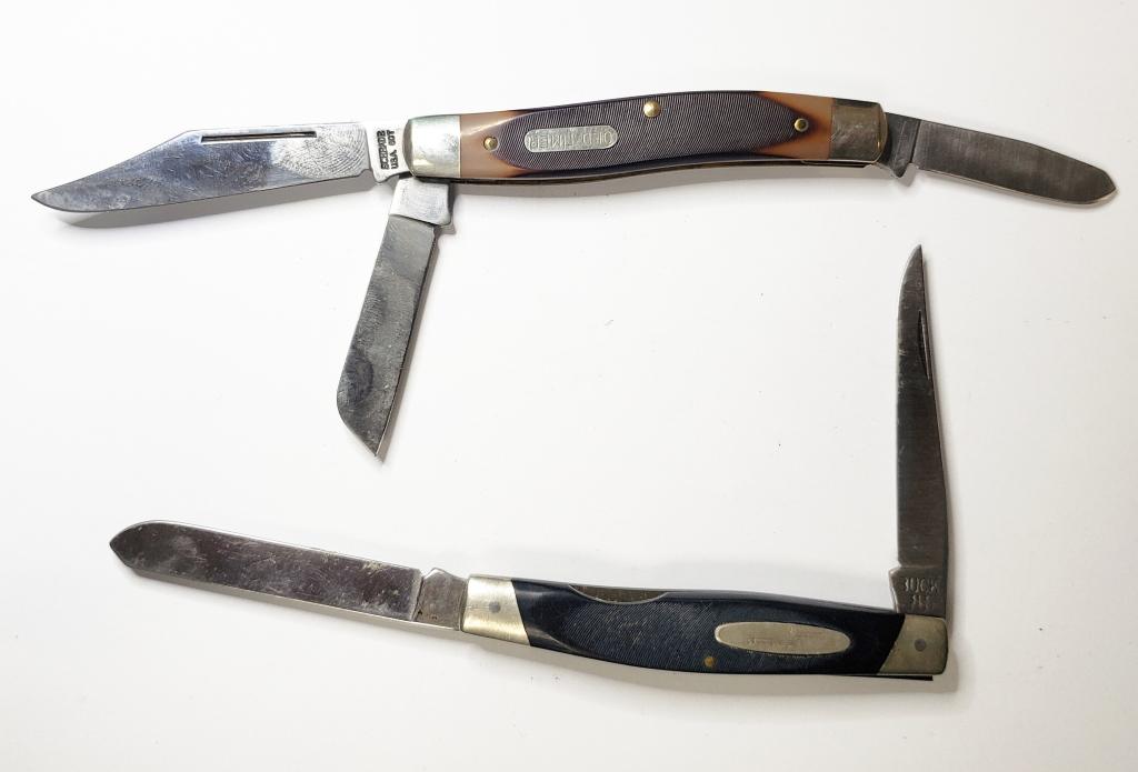 SCHRADE OLD TIMER 80T & BUCK 313 KNIFE LOT (1 of 5)
