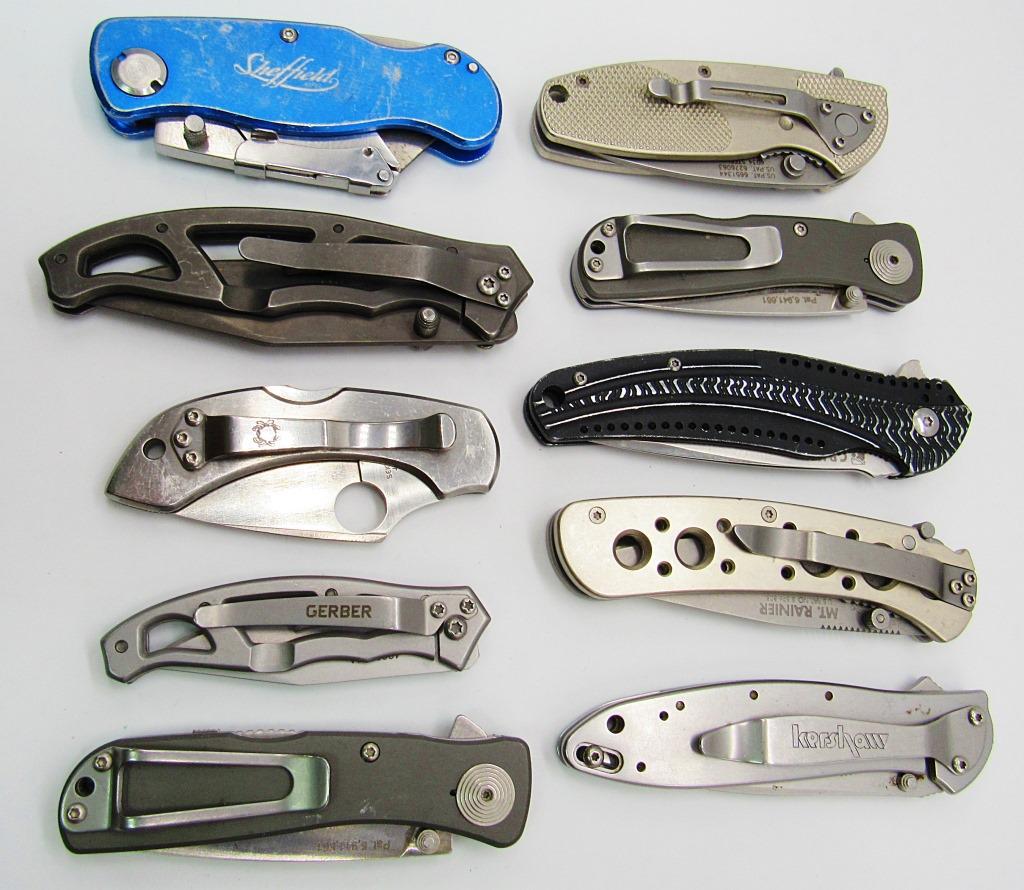 (10) TACTICAL KNIFE LOT - VARIOUS BRANDS (1 of 2)
