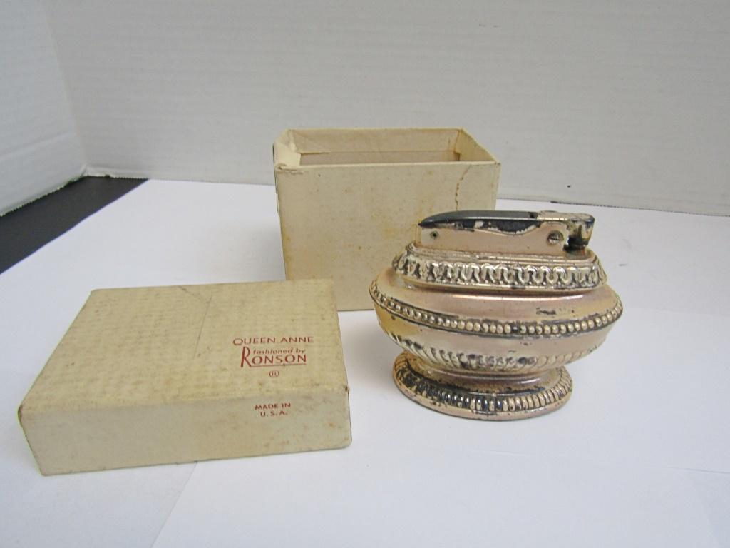 VTG Ronson Queen Anne Table Lighter! (1 of 4)