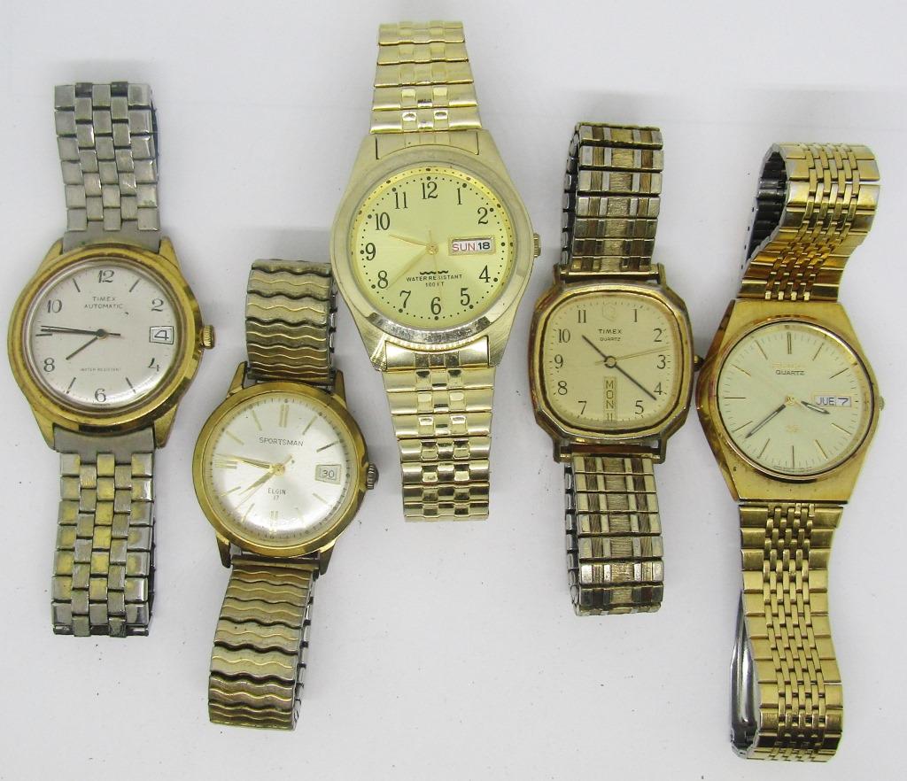 Vintage Mens Watches set of 5 (1 of 2)