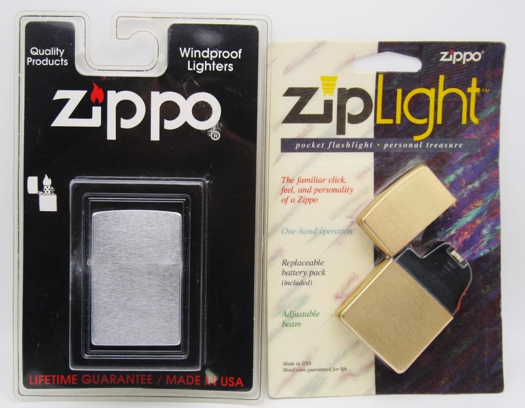 (2) BRAND NEW ZIPPO IN PACKAGES! (1 of 2)
