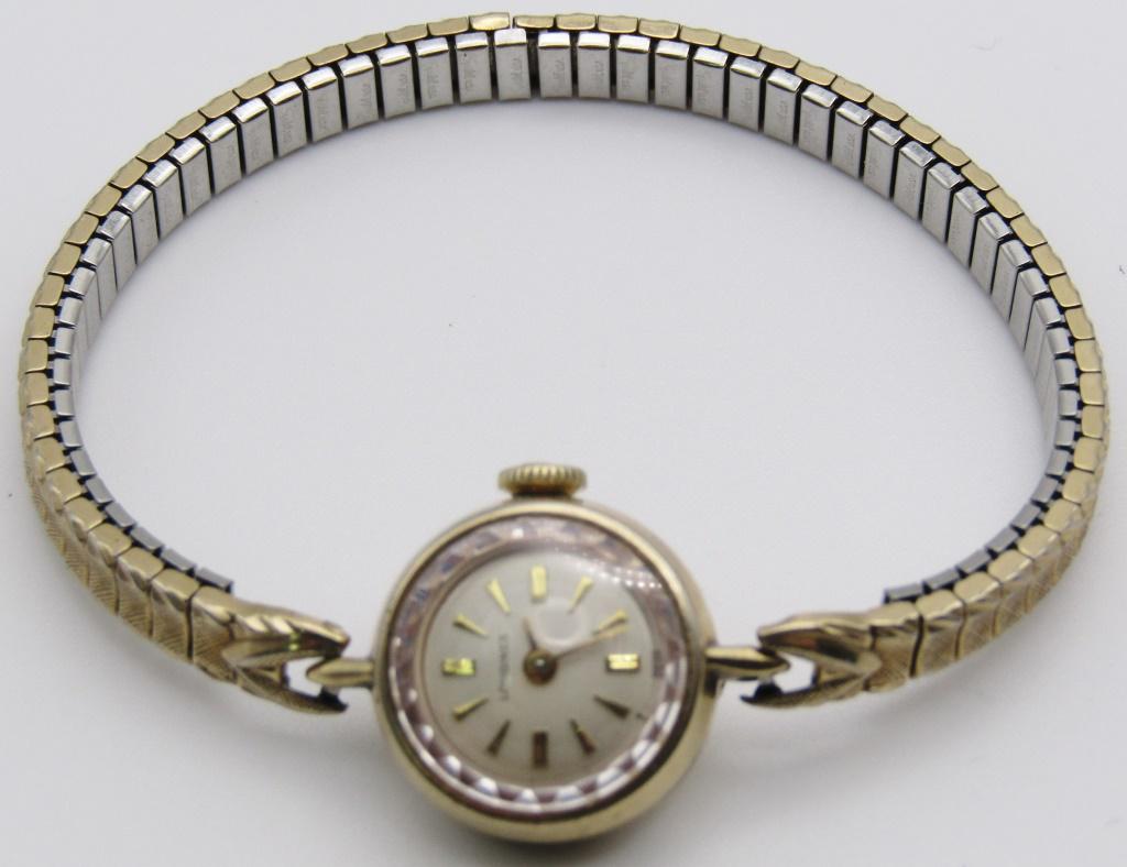 VINTAGE LADIES LONGINES 10K GF WRIST WATCH; (1 of 5)