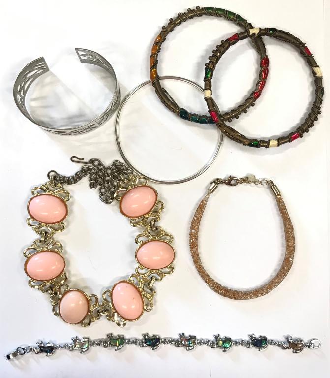 7 BRACELETS 1-LIA SOPHIA: BID NOW!
