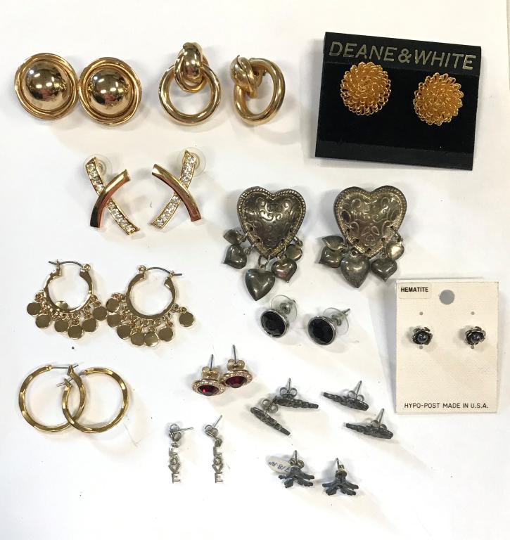 14 PAIRS EARRINGS (1 of 3)