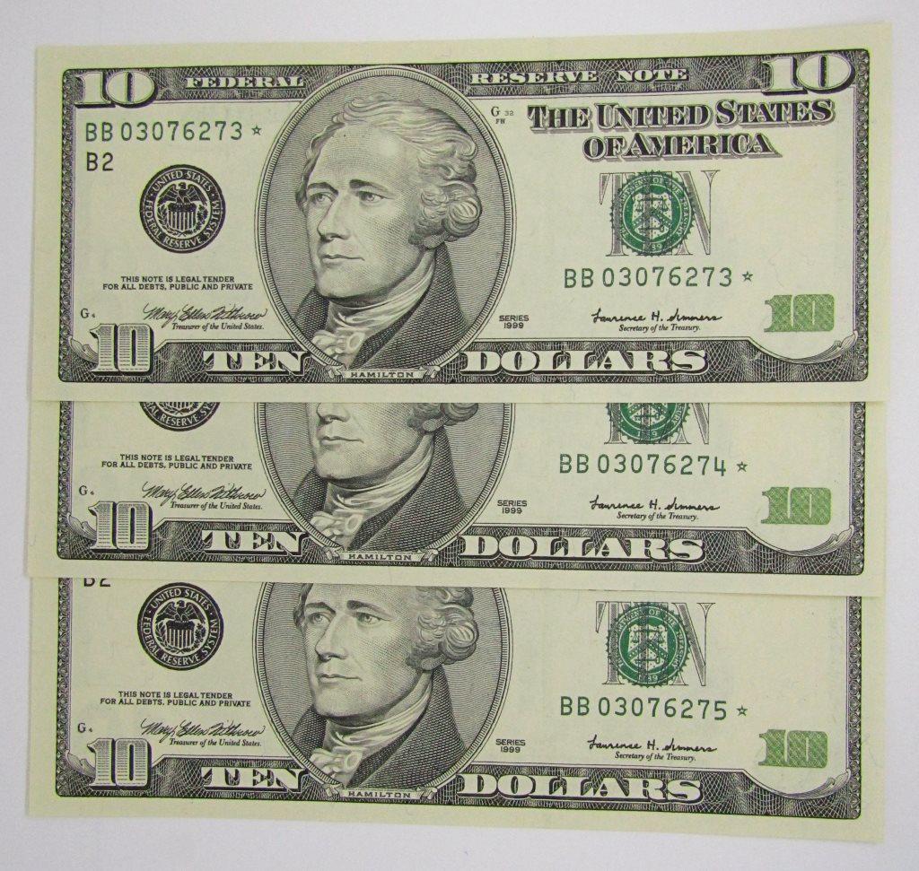 (3) 1999 CU "STAR NOTE" CONSEC # FRN (1 of 3)