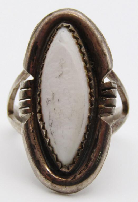 SOUTHWESTERN STERLING SPLIT SHANK RING (1 of 6)