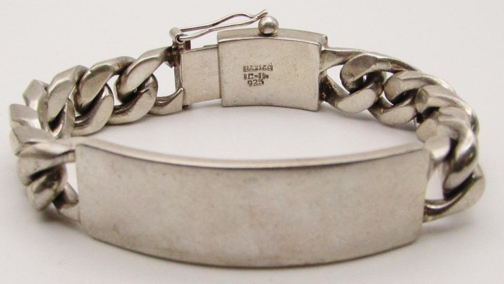 HEAVY! MEXICO STERLING MEN'S LINKED (1 of 5)