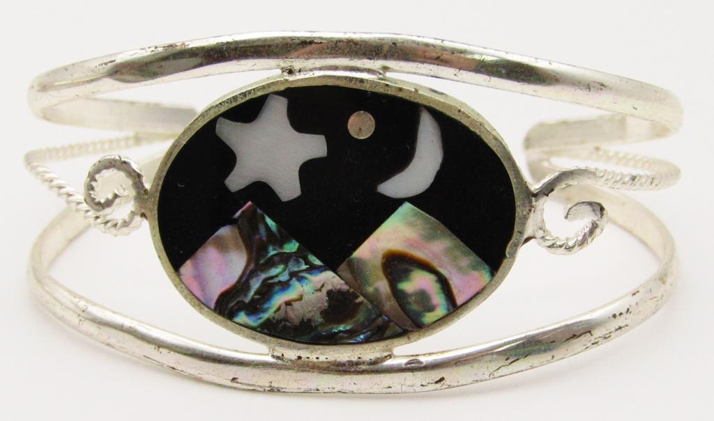 ALPACA MEXICO STERLING SPLIT SHANK CUFF (1 of 5)