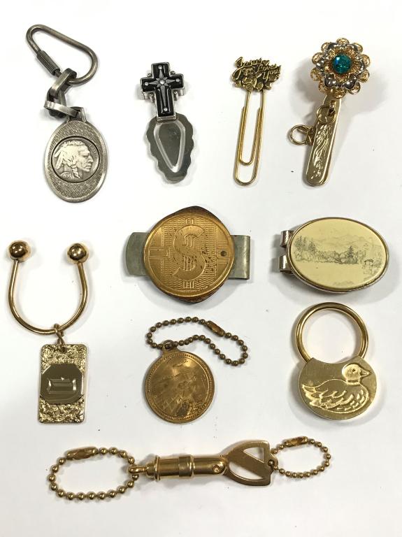 MONEY CLIPS/ PAPER CLIP/ KEYCHAIN LOT (1 of 2)