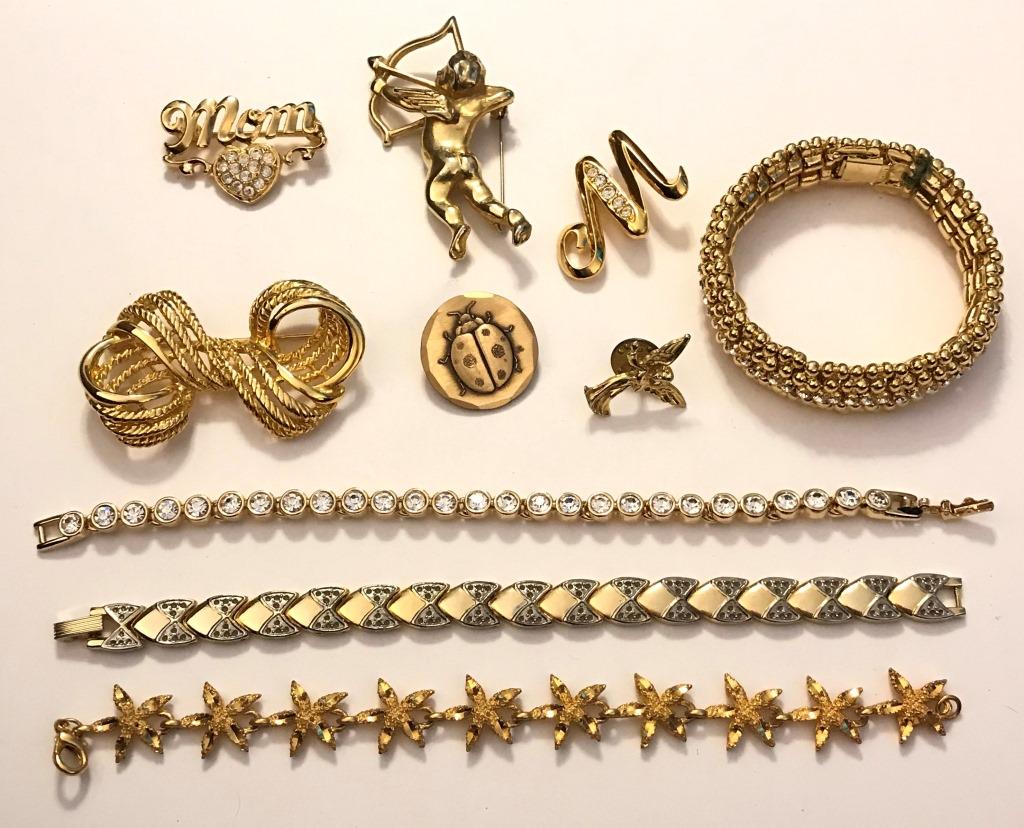 GOLD TONE LOT: BID NOW!