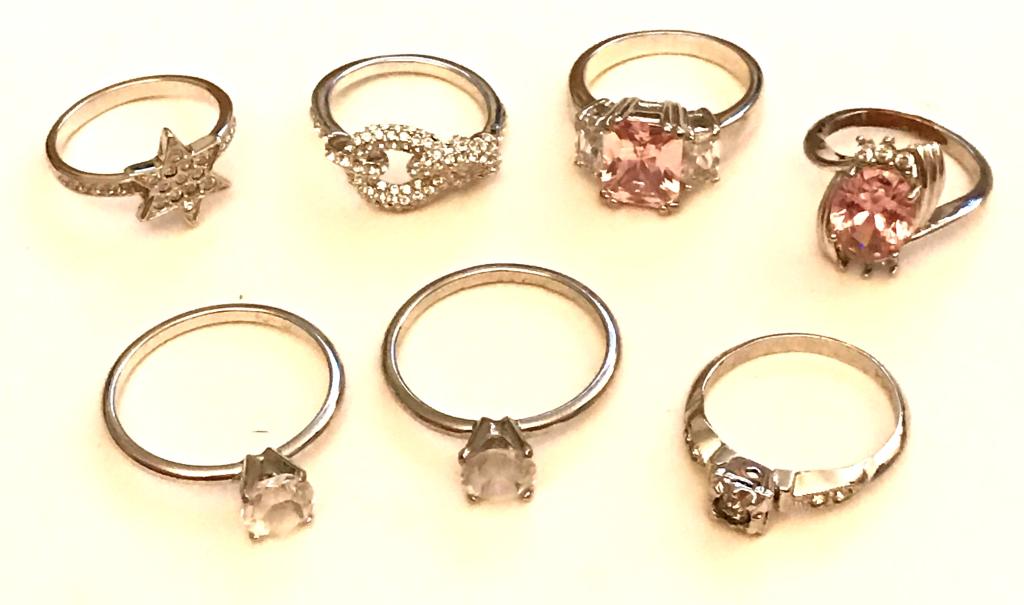 7 RINGS WITH STONES (1 of 3)