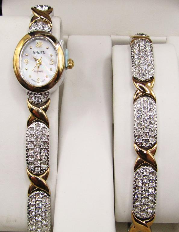 GRUEN WOMAN'S QUARTZ WATCH AND: GRUEN WOMAN'S QUARTZ WATCH AND