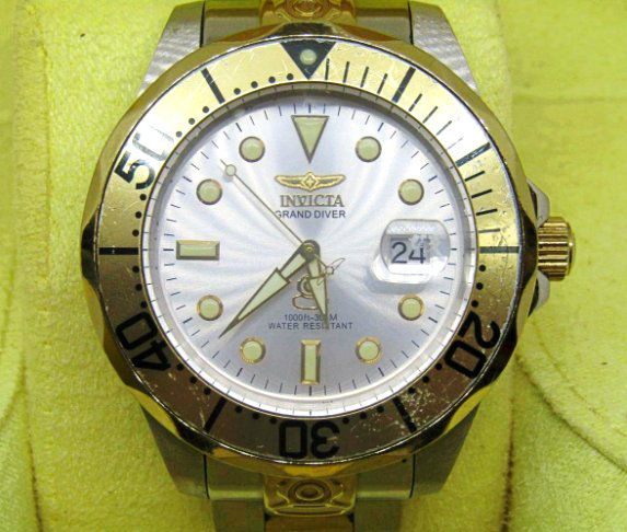 Invicta Mens Grand Diver Automatic Mother Of Pearl (1 of 4)