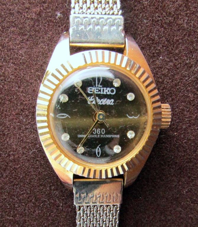 SEIKO ELECTRA LADIES WATCH w/DIAMONDS: SEIKO ELECTRA LADIES WATCH w/DIAMONDS