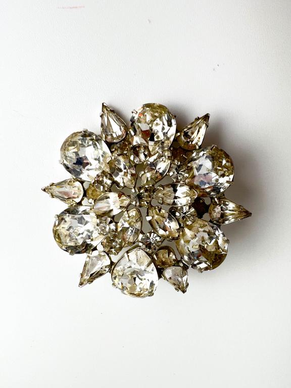 WEISS AMAZING STONE BROOCH (1 of 5)