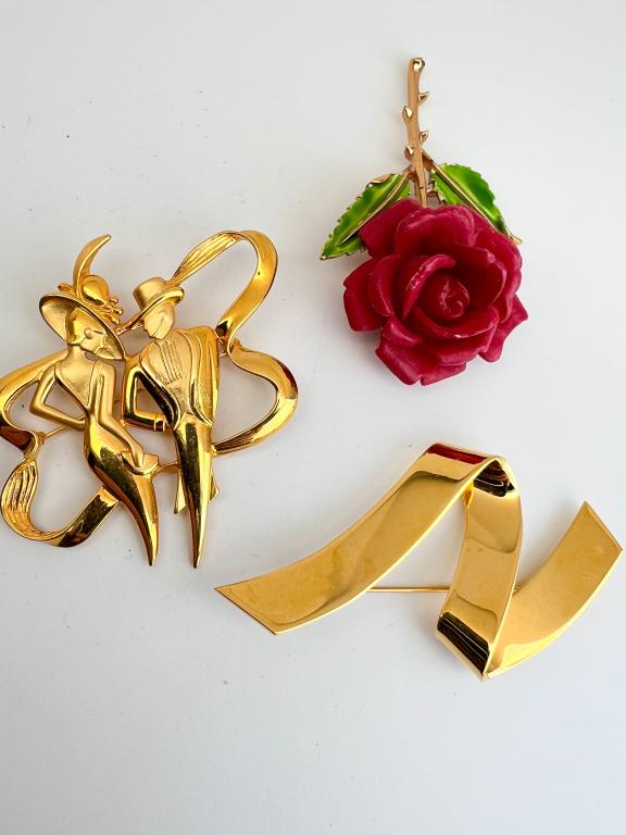 MONET, JJ, TRIFARI: MONET, JJ, TRIFARI SIGNED TRIO