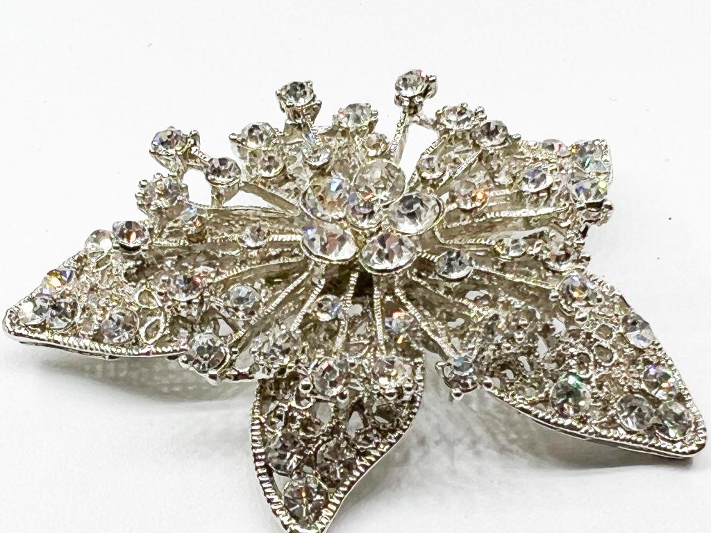 ABSOLUTE AMAZING LG RHINESTONE BROOCH (1 of 3)