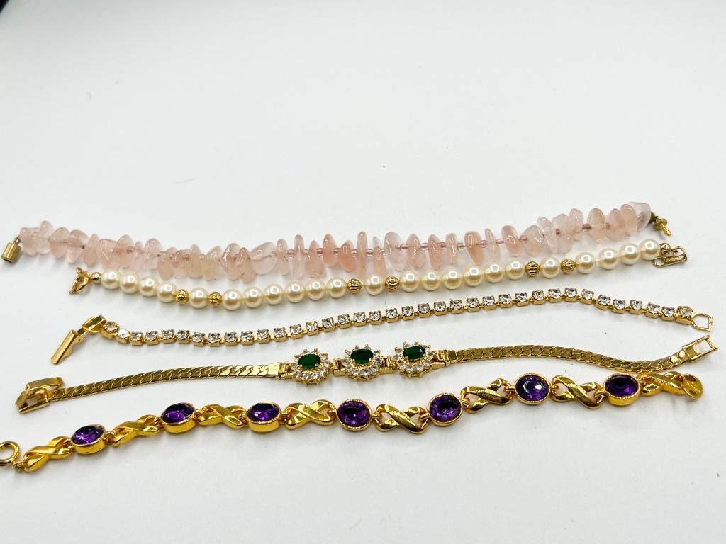 5 PRETTY BRACELETS, VARIETY (1 of 1)