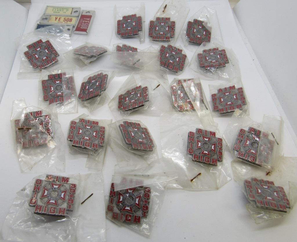 OHIO PIN LOT - (21) VETERANS of FOREIGN WARS, (1 of 3)