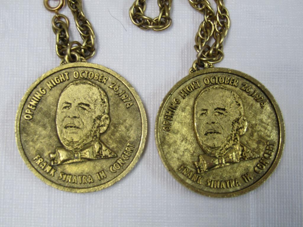 (2) FRANK SINATRA in CONCERT 1974 NECKLACES (1 of 3)