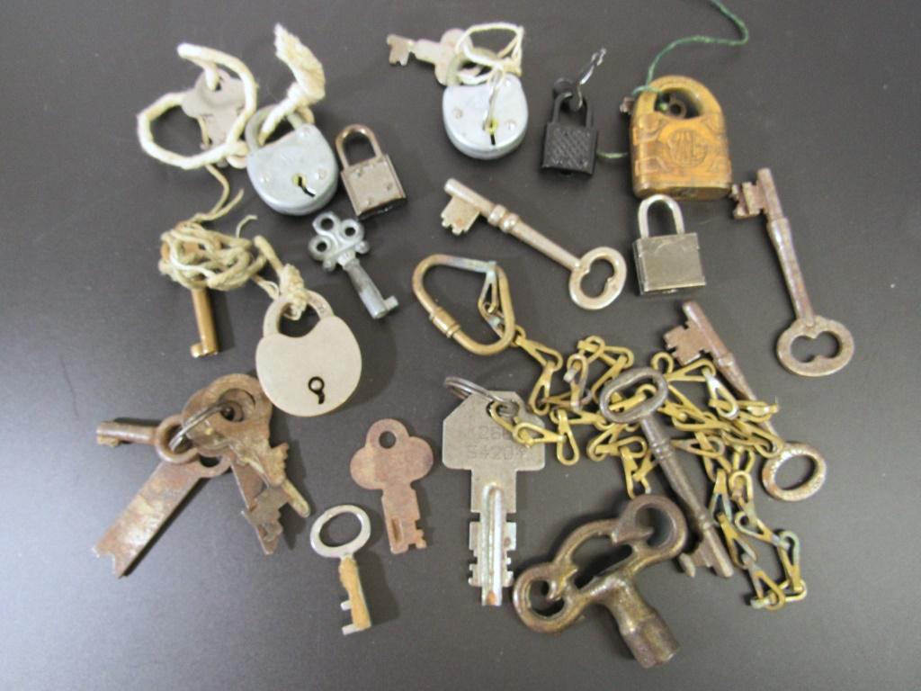 VINTAGE LOCKS & KEYS - SKELTON KEYS (1 of 1)