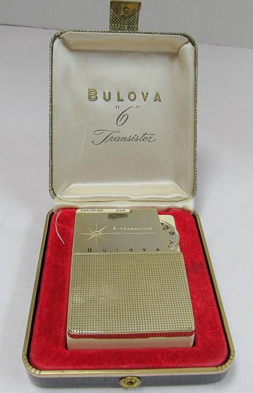 Vintage Gold Starburst Bulova 6 transistor radio! (1 of 4)