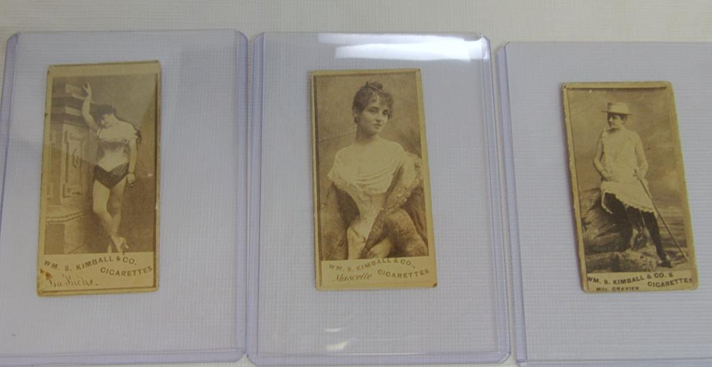 (3) Vintage WM. S. Kimball Cigarette Card N203 (1 of 5)