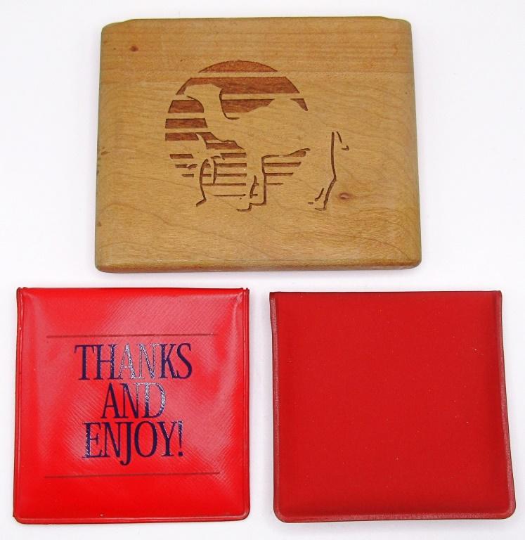 Vintage Camel Cigarette Holder + 2 POCKET ASHTRAY (1 of 3)