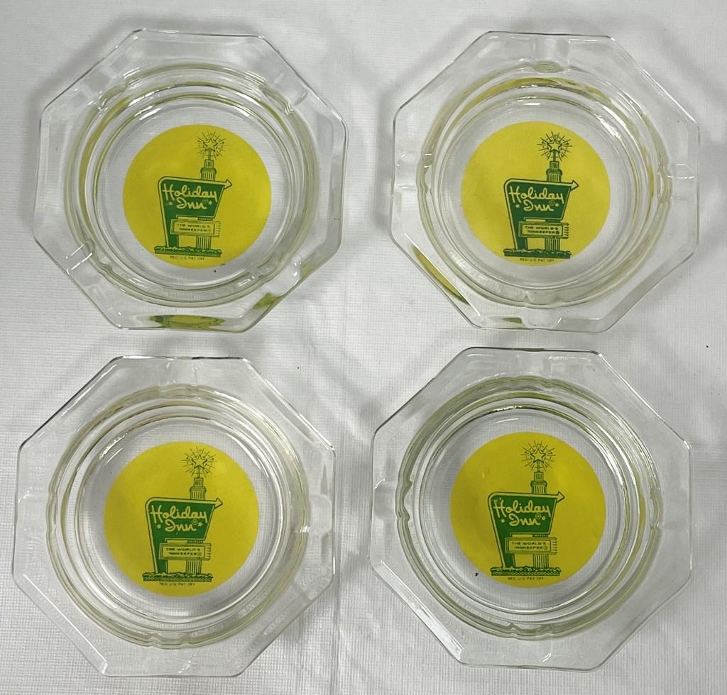 (4) VINTAGE HOLIDAY INN ASHTRAYS! (1 of 2)