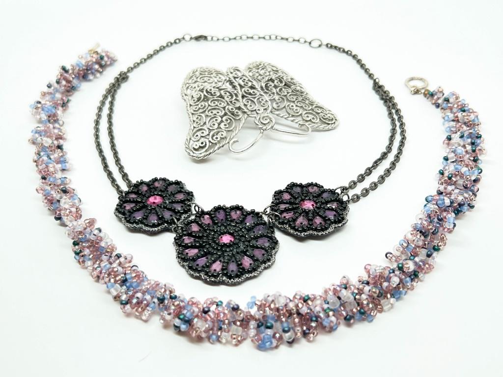 PASTEL PURPLES AND S BUTTERFLY: PASTEL PURPLES AND S BUTTERFLY, SOFT FOR SPRING, NICE LAYER LOOK