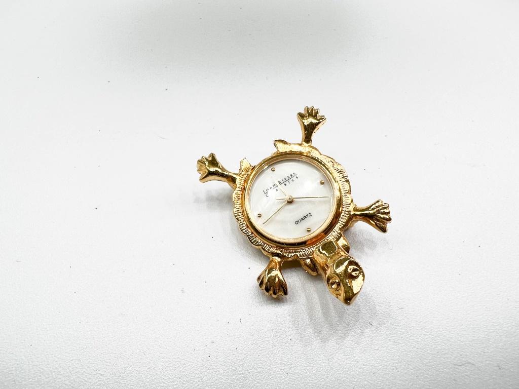 JOAN RIVERS CLASSICS QUARTZ TURTLE WATCH (1 of 1)